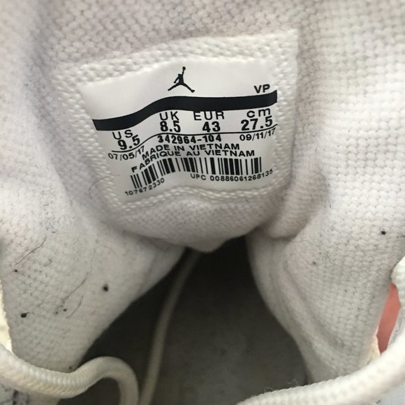 Barely Worn Jordan True Flight Sneakers - Picture 4 of 4